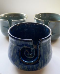 handmade ceramic knitting bowls