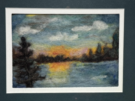 Needle Felted Landscape November 12 Workshop