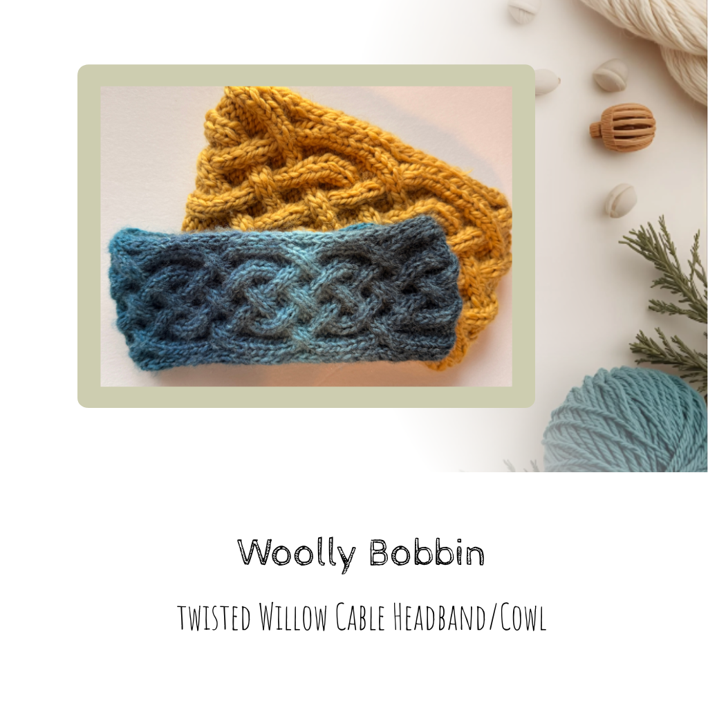 Twisted Willow Headband: Learn Cables the Easy Way